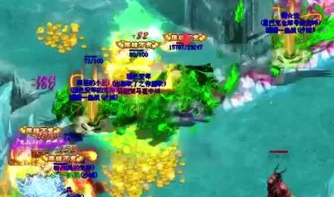 战士蛇魔谷焰火屠魔激战敌对行会